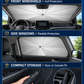 🔥Last Day 50% OFF - 2026 Upgraded Car Windshield Sun Shade Umbrella