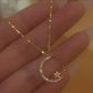 💕Hot Sale 50% off💕 Bright Night: Moon Star Necklace🌙