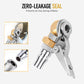 1/4 Inch NPT Clip-On Closed Ball Air Chuck