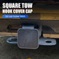 Square Tow Hook Cover Cap for Car Trailer Hitch