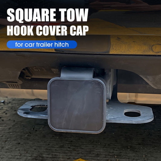 Square Tow Hook Cover Cap for Car Trailer Hitch