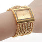 🖤Ladies Rhinestone Quartz Square Watch
