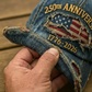 🎉2026 Hot Sale🔥250th Anniversary Distressed Baseball Cap - ✈️Free shipping✈️