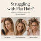 🎉48K+ Sold 💇 Wireless Heated Volumizing Root Lift Clip, Portable Travel Hair Styling Tool for Flat Fine Hair