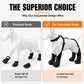 Waterproof Anti-Drop Dog Boots with Adjustable Harness Suspender